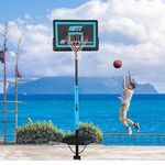 【SportMax】1002成人籃球架/PP籃板/實心籃框/可調整高度/自由移動★台灣製造 ●, , large