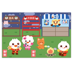 [風車圖書] FOOD超人市集泡泡貼紙書, , large