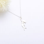 【Angel & Me】Lucky Mermaid tail s925 sterling silver necklace Valentine Day gift, , large