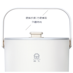 【晶工 Jinkon】1.3L多功能料理電碗-白色 JK-618-W, , large