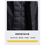 12145119男款羽絨兩件式外套～90/10白鴨絨 防風防水保暖三合一衝鋒外套, , large