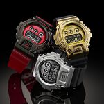 CASIO 卡西歐  G-SHOCK DW-6900 25周年金屬手錶 GM-6900G-9, , large