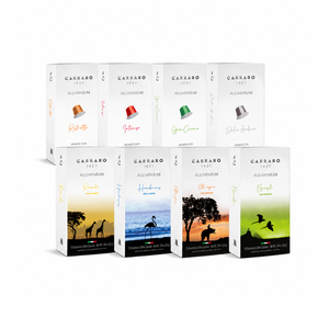 【CARRARO】 義式經典/ 單品系列咖啡膠囊組，共8款風味 (10顆/盒)｜適用Nespresso Original 膠囊咖啡機