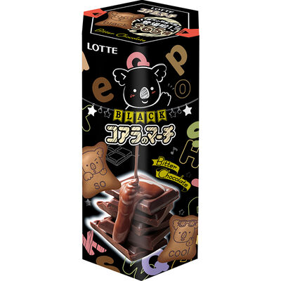 樂天小熊餅-濃黑巧克力風味