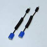 【PA LED】H1 H3 霧燈 大燈 汽車 貨車 大客車 耐高溫 陶瓷燈座 高瓦數燈泡必備 加粗線組 非對接 對接式, , large