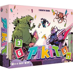 【Asmodee】機獸骰戰 英文版 Pikit EN｜骰子對戰桌遊｜雙人對戰桌遊｜快速策略｜派對聚會｜骰子桌遊