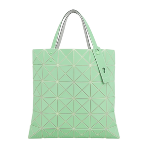 ISSEY MIYAKE BAO BAO LUCENT 6x6 霧面雙色托特包(淺綠色/綠色)