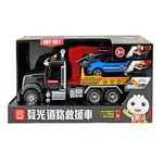 [風車圖書] FOOD超人擬真聲光道路救援車, , large