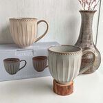 【Lesser&Pavey】日式陶瓷馬克杯組2入/窯變馬克杯/復古窯變馬克杯/馬克杯/茶杯/咖啡杯/窯變釉/杯子, , large