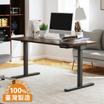 【KAKU健康生活】KA-4855 臺灣製造[優仕款]電動升降桌-直邊 150x70cm 多色可選, , large