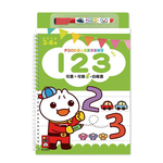 [風車圖書]123-FOOD超人寶貝學前練習(附白板筆), , large