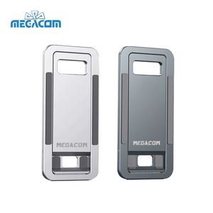 『MEGACOM 鋁合金卡片摺疊手機支架 Card-Stand Pro』0.5cm 極致纖薄無級調節（太空銀／深空灰）