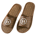 Hilton Breathable Four-Season Rattan Sandals/Size 37 (Straw/Bamboo/Rattan/Indoor/Flat) (M0011), , large