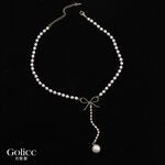 【Gulicc】古莉可 項鍊 水滴珍珠頸鍊, , large