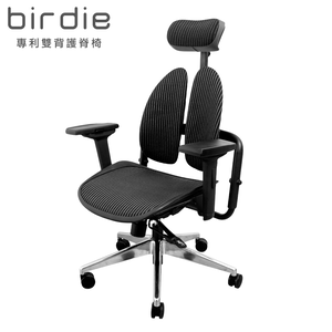 【Birdie】德國專利雙背護脊機能網布電腦椅/辦公椅/主管椅/電競椅