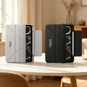 【山水之寶】National Geographic 國家地理 iPad Pro 11吋 M4/M5（2024/2025版） FlexStand可拆蓋帶筆槽保護殼 原廠公司貨