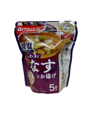 天野5食入即食味噌湯_減鹽茄子味【Mia C'bon 限定】