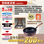 【日本竹原】日本製和樂亭絢IH輕量不沾深型平底鍋26cm(含蓋)可用金屬鏟/不挑爐具, , large