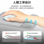 aibo 人體工學貼合設計 舒壓護腕滑鼠墊(MA-59), , large