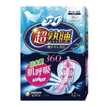 蘇菲超熟睡肌呼吸36cm衛生棉12片, , large