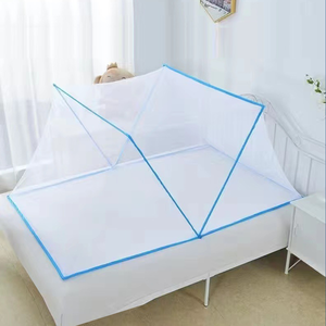Easy to store, no installation, foldable bottomless mosquito net for single person