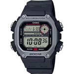 CASIO 卡西歐 10年電力 世界時間多功能運動型電子錶 手錶-黑 DW-291H-1AV, , large