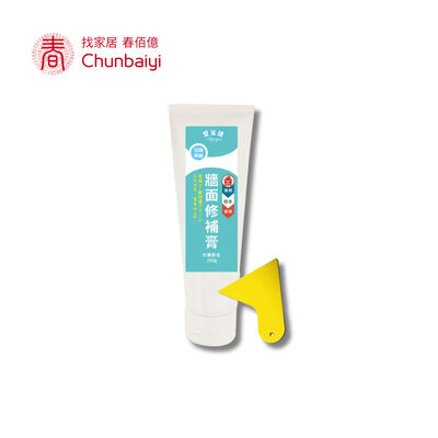 [春佰億]愛家捷 日韓熱銷台灣製造 珪藻土牆面修補膏修補膏*2+刮刀*1-填縫修復膏 防水修飾 美縫劑 隙縫補土 乳膏狀 地震裂痕好施工