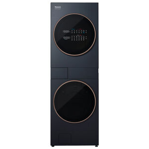 Panasonic NA-V1715SP熱泵洗乾衣機兩件組(夜幕黑)