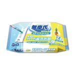 無塵氏抗菌拭拖兩用布12入, , large
