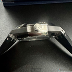 [星晴錶業]GEYA手錶,42mm,G78036GWKW雙面機械鏤空錶面銀錶殼深黑色真皮皮革錶帶款, , large