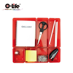 【O-Life】B-016 stacking storage box-red 5-piece set, , large