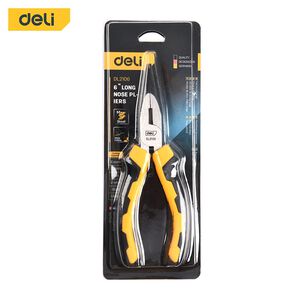 【得力工具 deli tools】6"尖嘴鉗 升級款 Semi-Pro系列