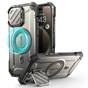 【SUPCASE】 iPhone 16 Pro系列 UB Mag XT 鏡頭蓋支架軍規防摔殼