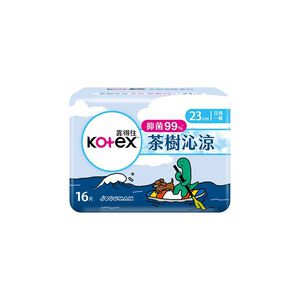 靠得住茶樹沁涼棉抑菌款23cm16片※實際包裝以出貨為主，恕無法指定