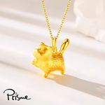 【Prisme Gold】黃金項鍊 貓咪 鍊墜項鍊 (金重：約0.08錢&plusmn;0.03), , large