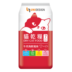 UNIDESIGN 貓乾糧(牛肉海鮮風味)7KG