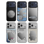 【HIPPORIZZ】iPhone 17 Pro Mirra鏡⾯磁吸⽀架殼 背影, , large