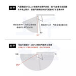 門弓器 加安牌 S772 台灣製 關門器 內停 門開90度 適用門重25~45kg, , large