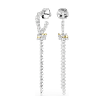 SWAROVSKI 施華洛世奇Hyperbola 優雅垂墜繩結耳環 送禮 禮物 推薦(5752866), , large