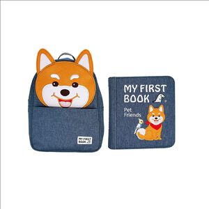 My First Book蒙特梭利啟蒙布書-動物冊 柴犬