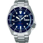 |預售|SEIKO 精工 5 Sports SKX 經典復刻機械錶-銀X藍 SRPL83K1/4R36-17K0B, , large