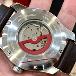 [星晴錶業]FERRARI手錶,44mm,FE00109寶藍色錶面黑錶殼咖啡色真皮皮革錶帶款, , large
