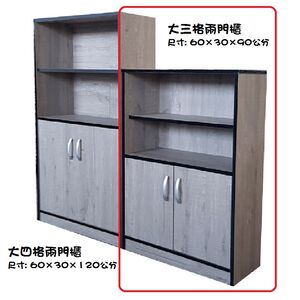 Big three grid two cabinets