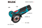 【HILDA】希爾達電動工具 12V 雙電 3吋角磨機/砂輪機, , large