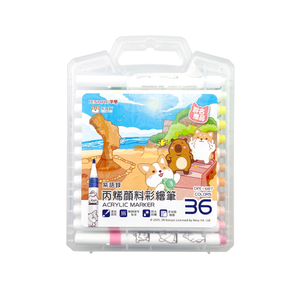 【PENROTE 筆樂】柴語錄36色丙烯顏料彩繪筆