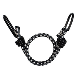 【SafeStraps】黑灰白彈力綁帶 (46cm)｜軟膠防刮掛鉤｜高彈耐用｜機車綁帶｜貨物固定, , large