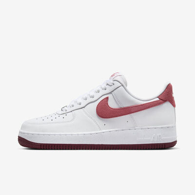 Kixpress-Nike W Air Force 1 '07 女 休閒鞋 運動 經典 AF1 穿搭 白紅 [FQ7626-100]