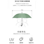 【周周生活】晴雨選品館｜27吋麂皮桃絨速乾自動直傘｜超潑水 抗UV 晴雨兩用, , large