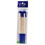 OB-100 Ball Pen3Pcs-Blue, 藍色, large