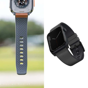 【山水之寶】UNIQ Apple Watch 44/45/49/S10 46/S11 46mm錶帶Straden防潑水皮革矽膠錶帶 原廠公司貨